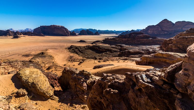 Dana to Petra Trek - 9 Days (Jordan Hiking/Trekking Tour from Dana to Petra) / Jordan's Dana to Petra Trek – (JAT-JHT-001)